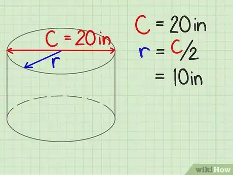 Step 1 测量一个圆的宽度，除以2，得到半径。