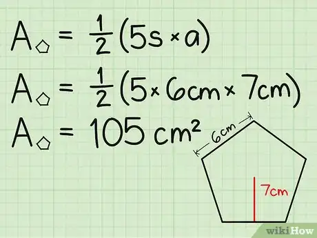 Step 2 找出五边形底面的面积。