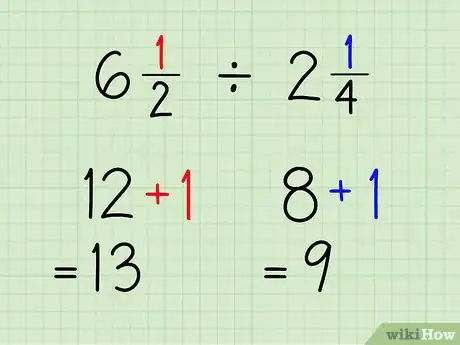 Step 2 将乘积与分数的分子相加。