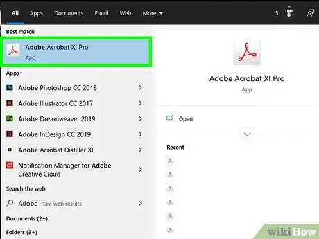 Step 1 在Adobe Acrobat Pro打开一个PDF文档。