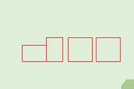 Step 1 画几个长方形和正方形作为火车框架。