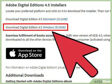 Step 1 下载并安装Adobe Digital Editions程序。