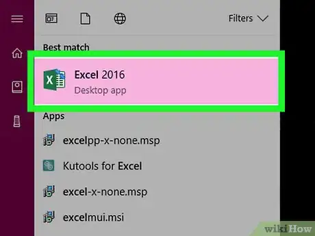 Step 1 打开Microsoft Excel。