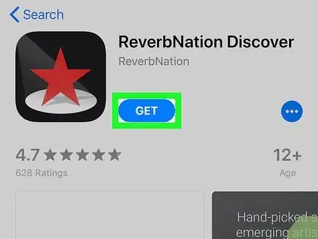 Step 1 下载ReverbNation Discover应用。