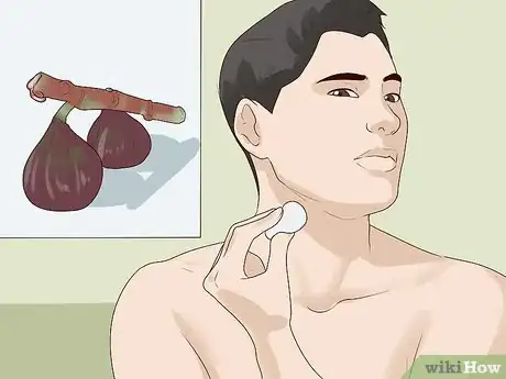 Step 3 使用无花果茎汁。