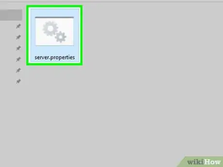 Step 1 找到“server.properties”文件。