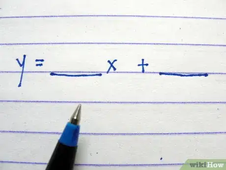 Step 4 补充表达式：y = ____ x + ____ 