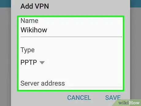 Step 5 配置VPN。