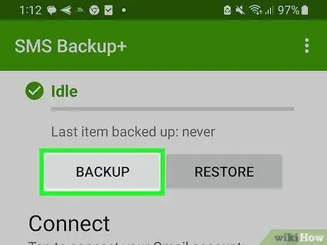 Step 2 使用“SMS Backup+ ”之类的应用来备份短信。