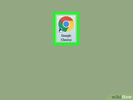 Step 1 打开Chrome浏览器icon。