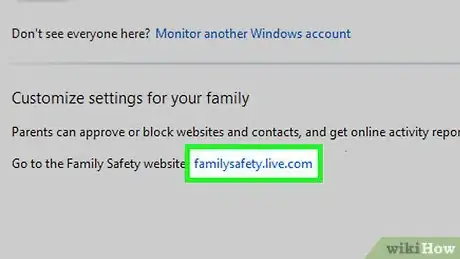 Step 8 点击 “familysafety.live.com”链接。