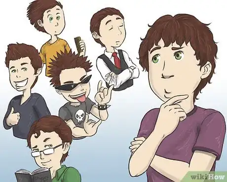 Step 4 梳适合自己的发型。