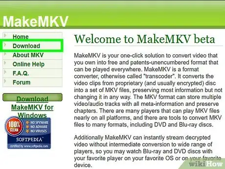 Step 1 下载MakeMKV。