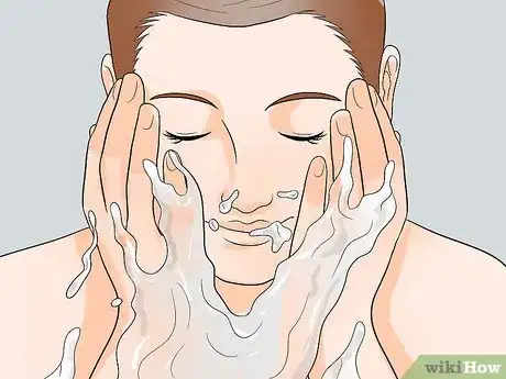 Step 1 清洁皮肤。