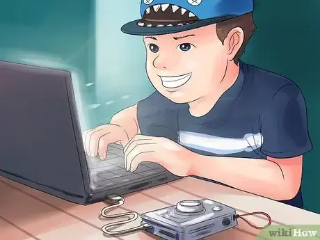 Step 4 帮别人上传照片到电脑里。