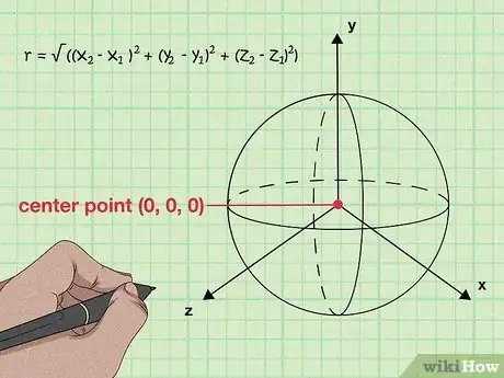 Step 4 要知道，一般情况下r = √((x2 - x1)2 + (y2 - y1)2 + (z2 - z1)2)。