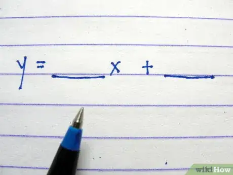 Step 3 补充表达式：y = ____ x + ____ 