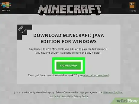 Step 1 访问Minecraft.net，并下载启动器。