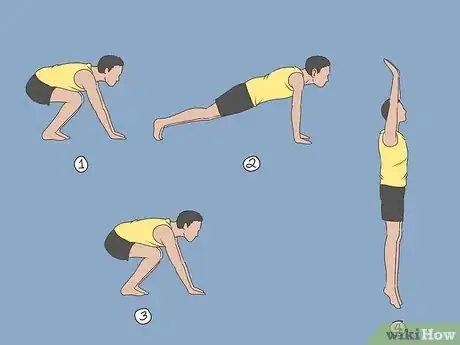 Step 4 立卧撑跳（Burpee）。