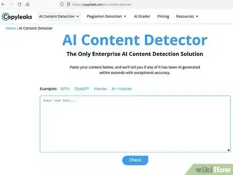 Step 4 Copyleaks AI Content Detector。