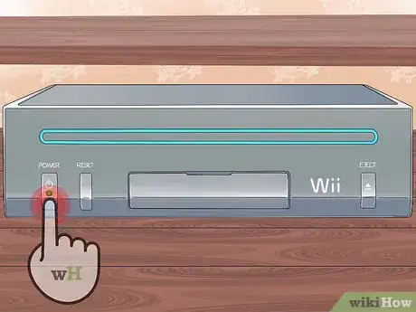 Step 1 打开Wii，确保没有运行任何程序。