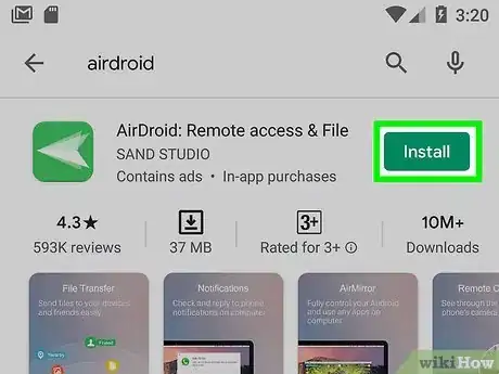 Step 1 在安卓设备上安装AirDroid应用程序。