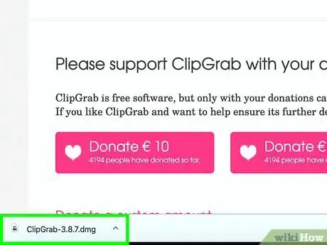 Step 2 打开ClipGrab安装程序。