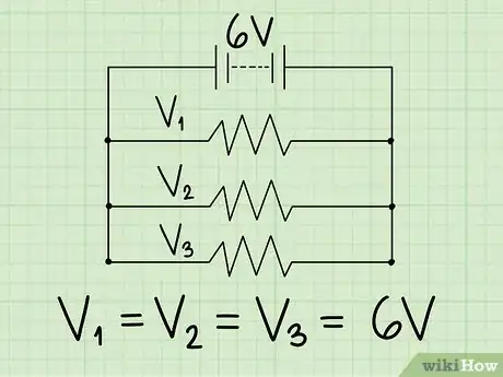 Step 3 使用总电压来求各电阻两端的电压。