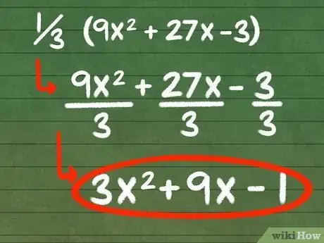 Step 2 用式中各项除以最大公因数。