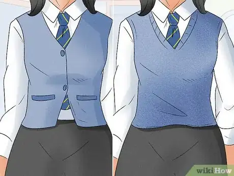 Step 7 用相似的衣服替代校服。