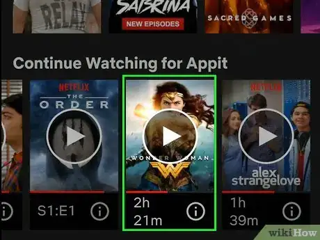 Step 1 在Netflix应用程序中播放视频。