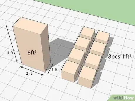 Step 6 在体积数值后面加上“单位3”。