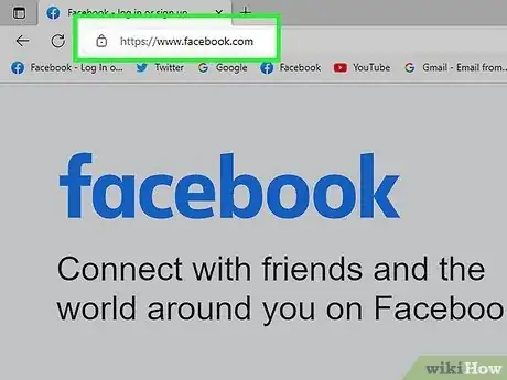 Step 1 打开Facebook主页。