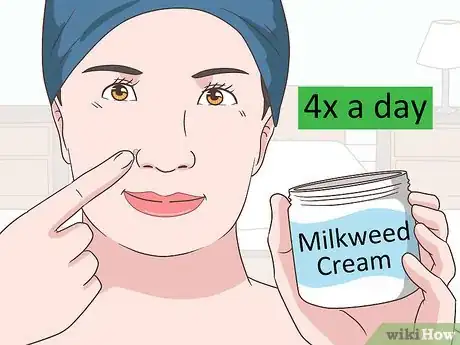 Step 7 涂抹乳草膏。