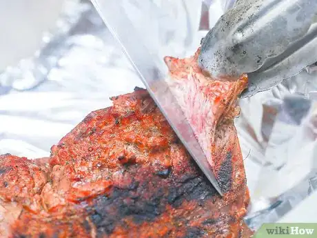 Step 7 或者可以检查一小块肉。