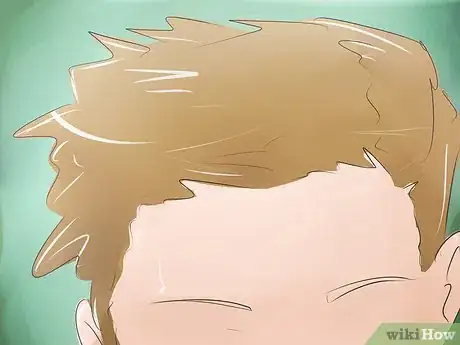 Step 2 保持头发随意。