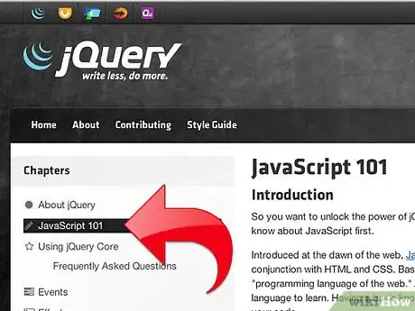 Step 3 学习JavaScript和jQuery。