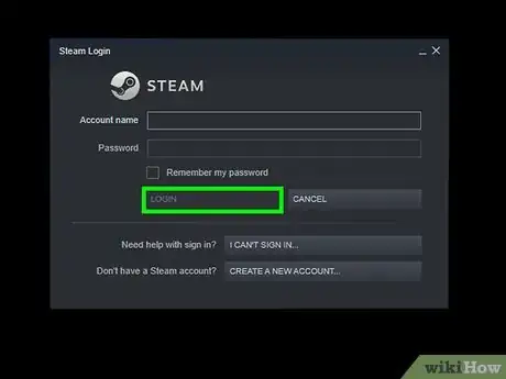 Step 5 登录Steam。