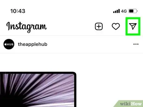 Step 1 如果你发送的是私信，那就打开Instagram Direct。