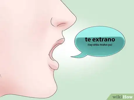 Step 2 更文学的表达方法“te extraño”。