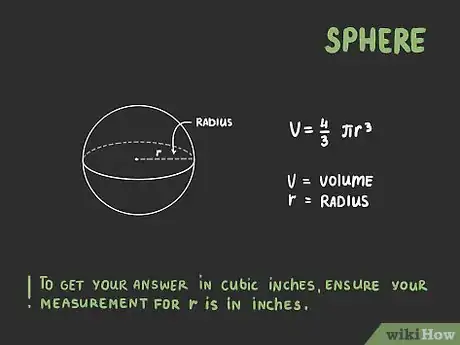 Step 4 球的体积公式v = 4/3πr3。