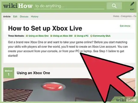 Step 1 登录到Xbox Live（对战平台）。