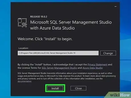 Step 1 安装SQL Server Management Studio软件。