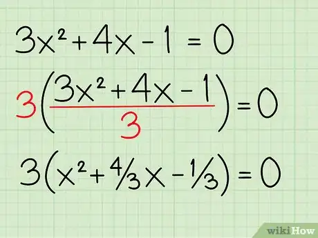 Step 3 把所有项除以首项系数。