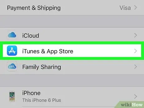 Step 3 点击iTunes & App Store。