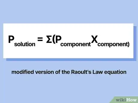 Step 3 计算溶质产生蒸汽时的蒸气压。