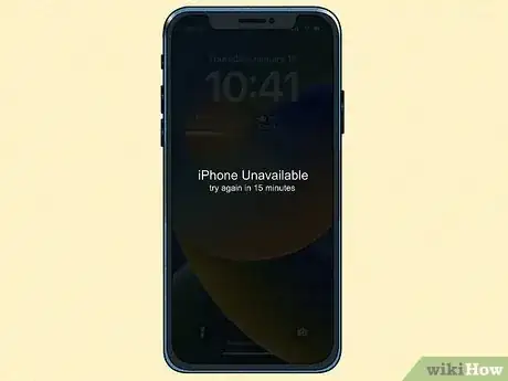 Step 1 “iPhone不可用”表示你的iPhone已被安全锁定。