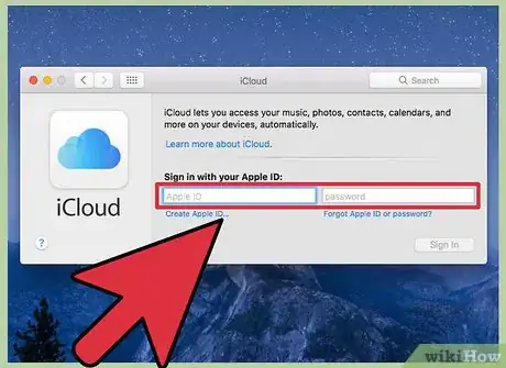 Step 4 输入Apple ID和密码登录iCloud。