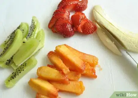 Step 5 准备水果。