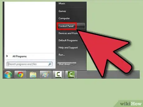 Step 1 打开控制面板。